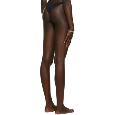 Éterne Ssense Exclusive Black 90s Bikini Briefs In Black