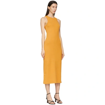 Shop Drae Yellow Biker Dress