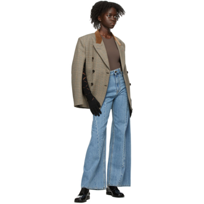 Maison Margiela Denim Jeans In Blue