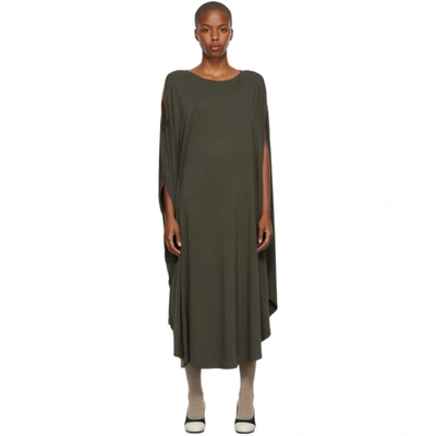 Shop Issey Miyake Moon Dress In 14 Charcoal