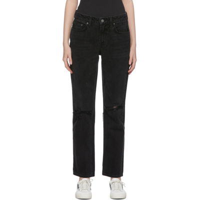 Shop Grlfrnd Black 'the Kate' Jeans In Fifth Avenue G1732