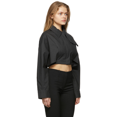 Shop Jacquemus Grey La Montagne 'la Veste Esterel' Jacket In 970 Dark Gr