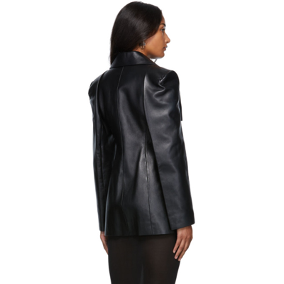 Shop Givenchy Structured Jacket In 001 Black