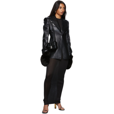 Shop Givenchy Structured Jacket In 001 Black