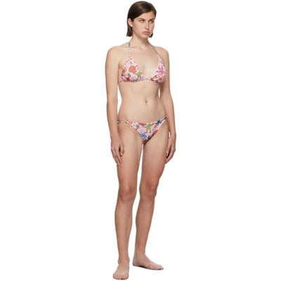 Shop Versace Pink Trésor De La Mer Bikini Briefs In 5p020 Pink