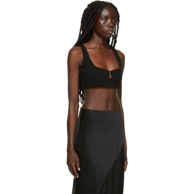 Shop Paris Georgia Ssense Exclusive Black Marlo Bralette Tank Top