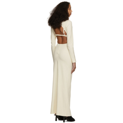 Shop Jacquemus Off-white La Montagne 'la Robe Draio' Dress In 110 Off-whi