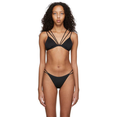 Shop Agent Provocateur Black Marina Bikini Top