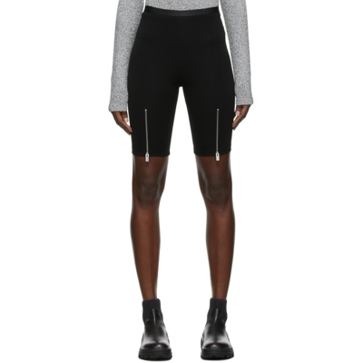 Shop Alyx Black Waistband Sport Biker Shorts In Blk0001 Black