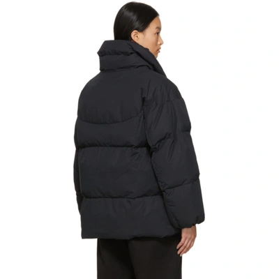 Studio Nicholson Navy Basel Ecodown Jacket In Dark Navy | ModeSens
