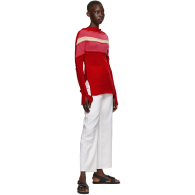 Shop Marni White Five-pocket Trousers In 00w03 Whit