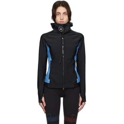 Shop Adidas By Stella Mccartney Black Beach Defender Midlayer Jacket