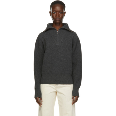 Isabel Marant toile Benny Merino Wool Sweater In Anthracite