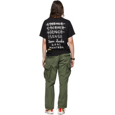 Shop Tom Sachs Ssense Exclusive Collection T-shirt In Black