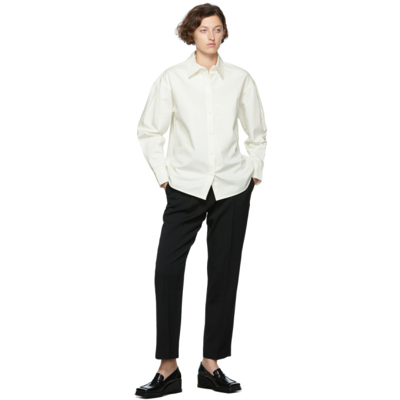 Shop Caes Off-white Relaxed Blouse In Off White
