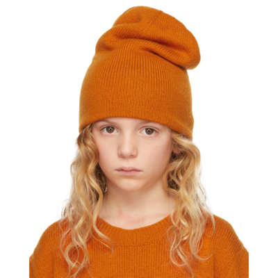 Shop The Row キッズ｜カシミア Elfie ビーニー In Burnt Orange