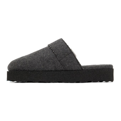 Shop Off-white Grey Comfort Slippers In Grey/blue