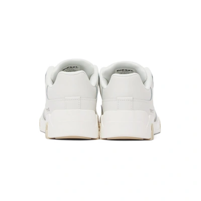 Shop Diesel White S-rua Sk Low Sneakers In H7487 White