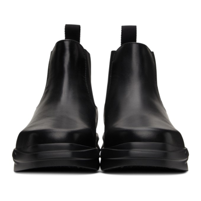 Shop Alyx Leather Mono Chelsea Boots In Blackblk0001