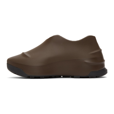 Shop Givenchy Brown Monumental Mallow Sneakers In 201-dark Brown