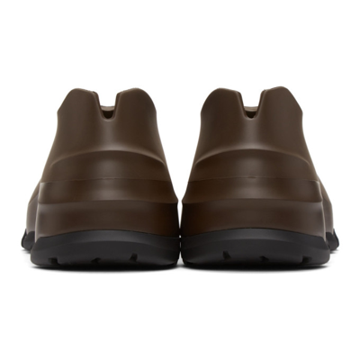 Shop Givenchy Brown Monumental Mallow Sneakers In 201-dark Brown