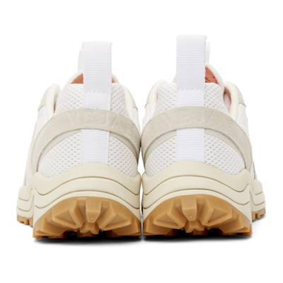 Shop Veja White Venturi Sneakers In White/natural
