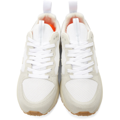 Shop Veja White Venturi Sneakers In White/natural