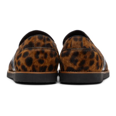 Shop Human Recreational Services Brown & Black Del Rey Leopard Loafers