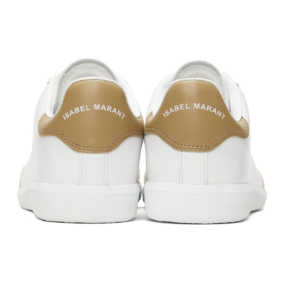 Shop Isabel Marant Bryce Sneakers In Beige 90be