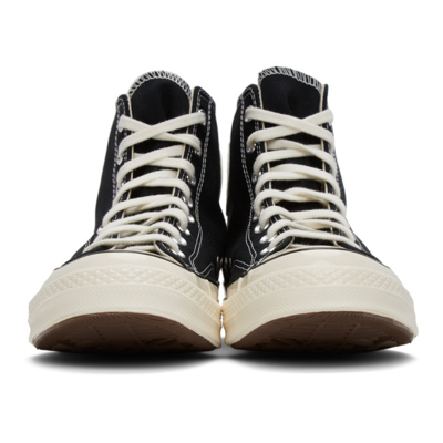 Shop Converse Black Chuck 70 Hi Sneakers In Black/black/egret