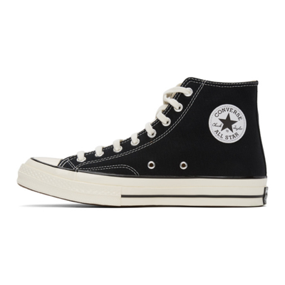 Shop Converse Black Chuck 70 Hi Sneakers In Black/black/egret