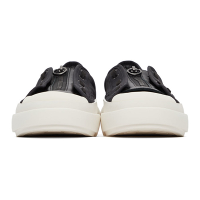 Shop Y-3 Ajatu Court Low Sneakers In Black/white