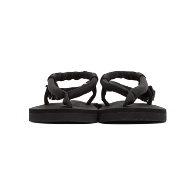 Shop Suicoke Black Kat-2 Sandals