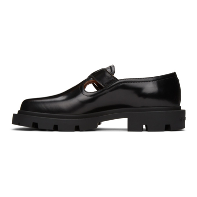 Shop Maison Margiela Black Monk Loafers In H8396 Black