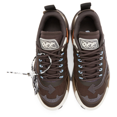 Shop Off-white Brown Odsy 2000 Sneakers In Dark Grey