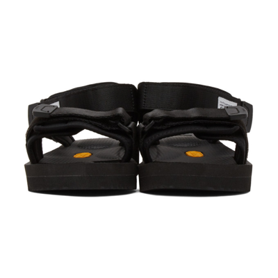 Shop Suicoke Black Cel-v Sandals