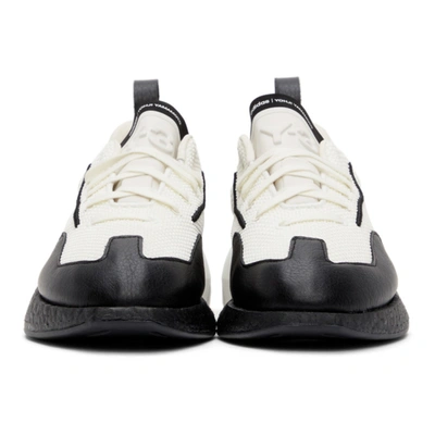 Shop Y-3 White Orisan Sneakers In White/black