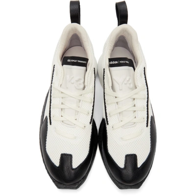 Shop Y-3 White Orisan Sneakers In White/black