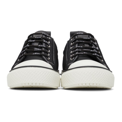 Shop Valentino 'vltn' Giggies Low Sneakers In 0no Nero/nero/bianco