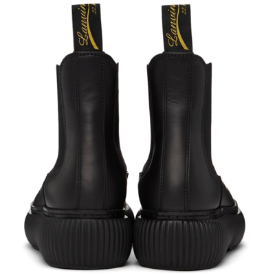Shop Lanvin Black Arpège Ankle Boots In 10 Black