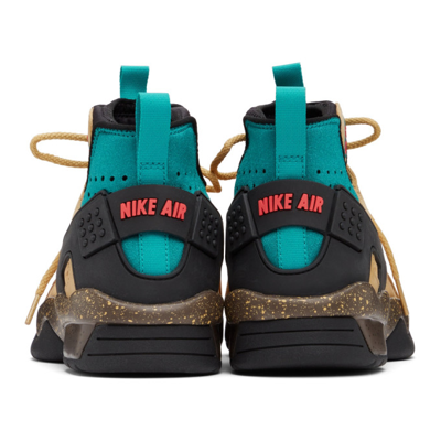 Shop Nike Tan & Turquoise Acg Air Mowabb Sneakers In Twine/fusion Red-clu