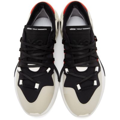Shop Y-3 Black Idoso Boost Sneakers In Black/clearbrown