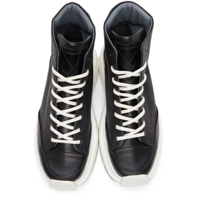 Shop A-cold-wall* Leather High-top Sneakers In Black