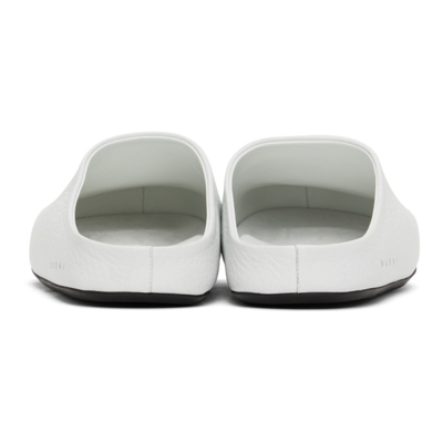 Shop Marni White Fussbett Sabot Slides In 00w01 Lily White