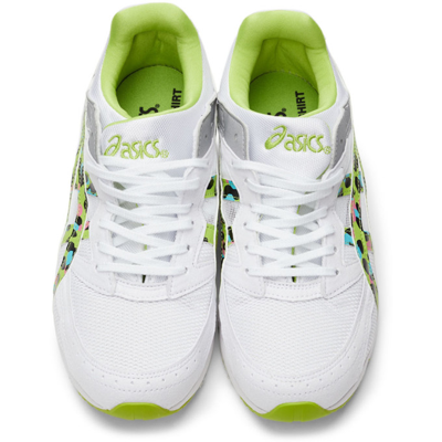 Shop Comme Des Garçons Shirt White Asics Edition Tarther Sneakers In 2 Yellow