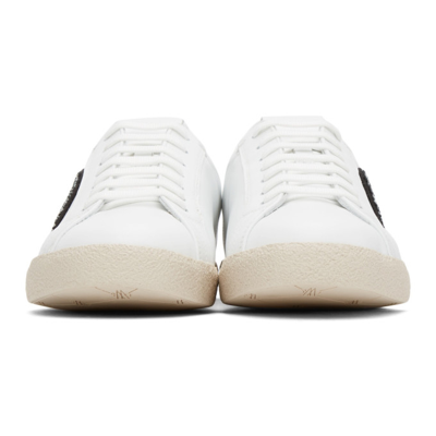 Shop Moncler Genius 8 Moncler Palm Angels White Ryangels Low-top Sneakers In 002 White