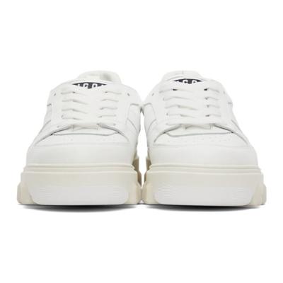 Shop Dsquared2 White Basket Low-top Sneakers In M072