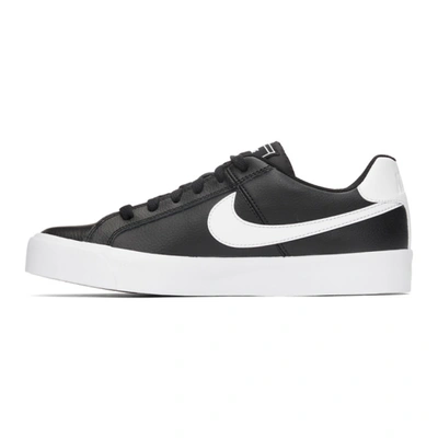 Shop Nike Black & White Court Royale Ac Sneakers In 002 Black