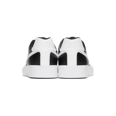Shop Nike Black & White Court Royale Ac Sneakers In 002 Black