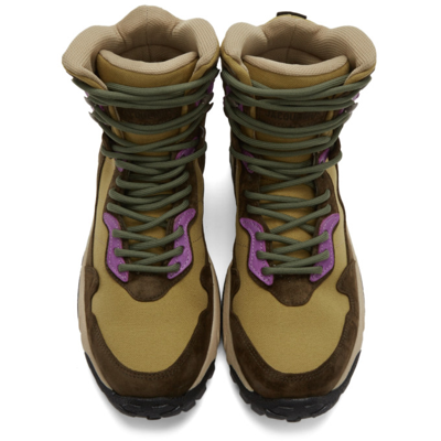 Shop Jacquemus Green La Montagne 'les Chaussures Terra' Boots